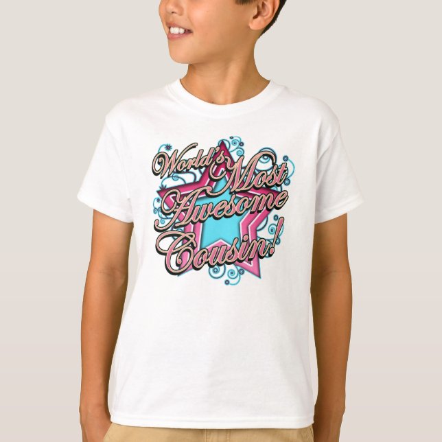 Welten der meiste fantastische Cousin T-Shirt (Vorderseite)
