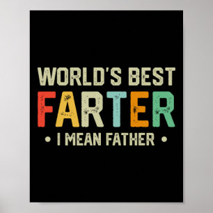 Welten die beste Farter I Gemein Vatermütter Vater Poster