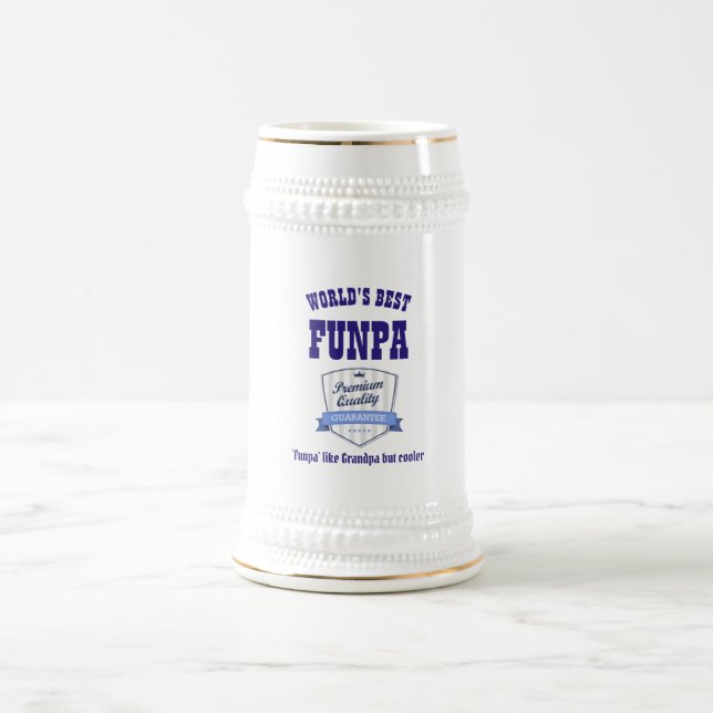 Welten die beste FUNPA - wie Opa, aber Cooler - Ge Bierglas (Mittel)