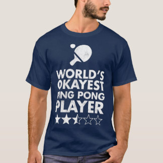 Welten, die die Trophy des Pong Pong-Pong-Players  T-Shirt