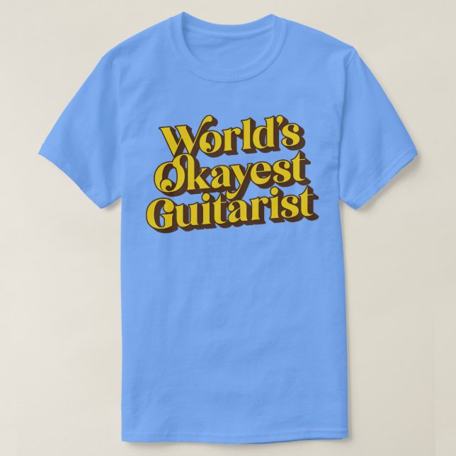 Welten, die gerade Gitarrist sind T-Shirt (Design vorne)