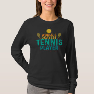 Welten, die gerade Tennis spielen Retro Tennis T-Shirt