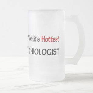 Welten heißestes Ophiologist Mattglas Bierglas