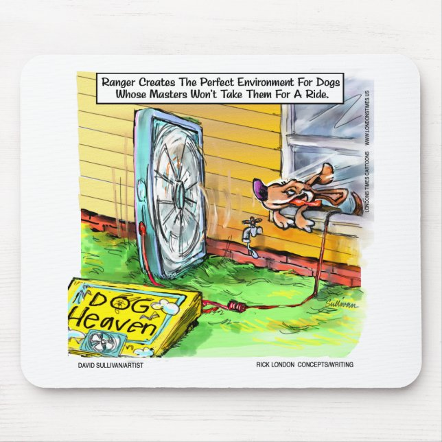 Welten Hund Funny T-Shirts Tasse & Geschenke Mousepad (Vorne)