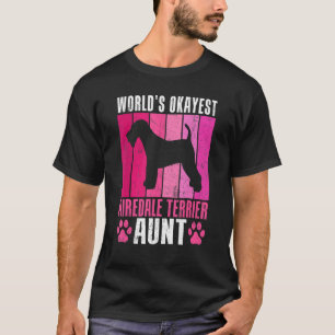 Welten im Konzert Airedale Terrier Tante T-Shirt