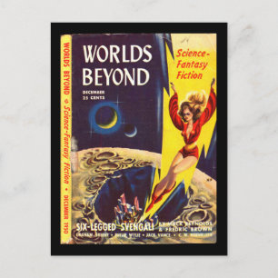 Welten jenseits v01 n01 (1950-12.Hillman)_Pulp Art Postkarte