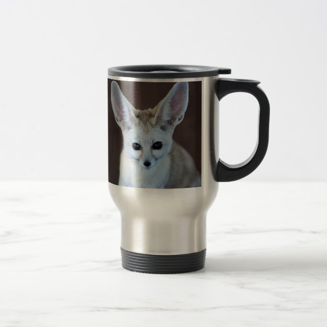 Welten Niedlicher Fennec Fox Reisebecher (Rechts)