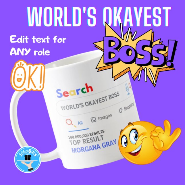 WELTEN OKAYEST BOSS Funny Top Search Resultat Kaffeetasse (Von Creator hochgeladen)