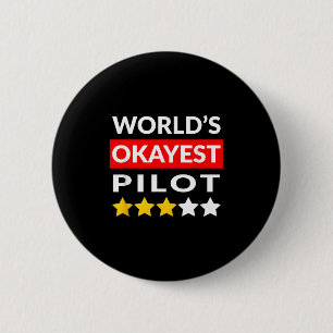 Welten-Oktoberfest Pilot - Funny Flying Aviation Button