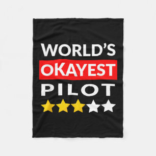 Welten-Oktoberfest Pilot - Funny Flying Aviation Fleecedecke