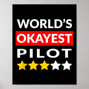Welten-Oktoberfest Pilot - Funny Flying Aviation Poster