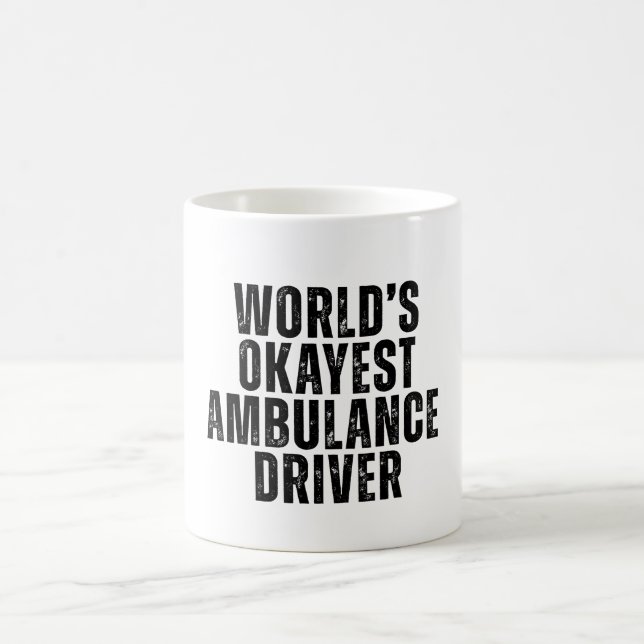 Welten sind die besten Ambulanzfahrer Funny EMT Kaffeetasse (Mittel)