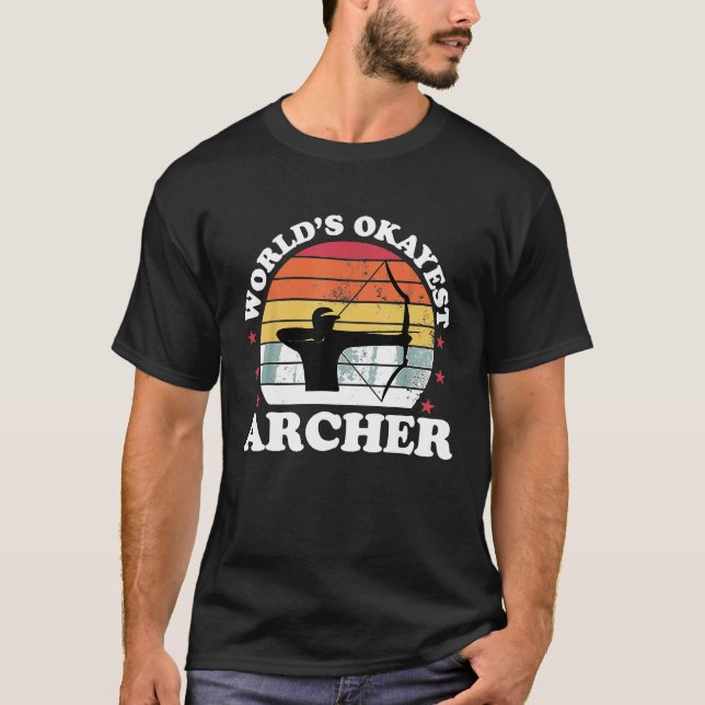 Welten sind die besten Bow Hunter Bogenschießen Mä T-Shirt (Vorderseite)