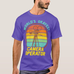 Welten sind die besten Camera Operator Funny Retro T-Shirt