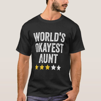 Welten sind die besten Tante Funny Familie Matchin T-Shirt