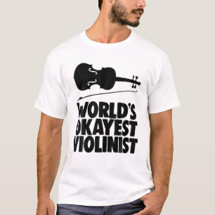 Welten sind die besten Violinisten T-Shirt Funny V