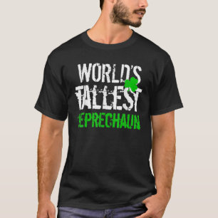 Welten Tallest Leprechaun, Kleeblatt Green Clover  T-Shirt