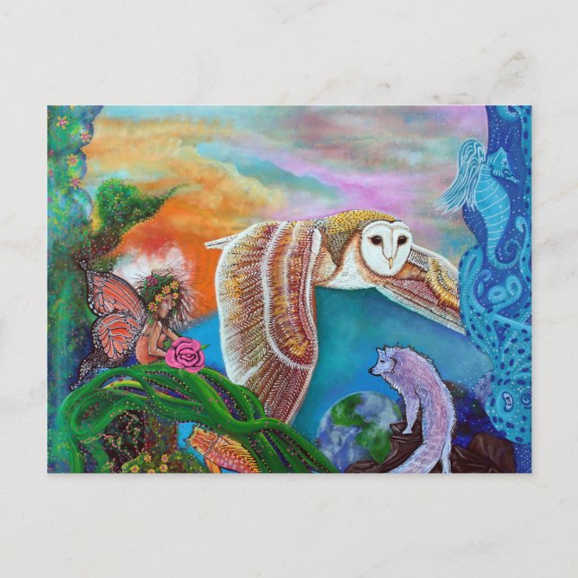 Welten weg Postkarten (Vorderseite)