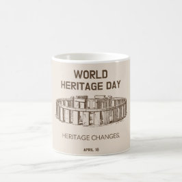 Welterbe-Tag 2023 Veränderungen des Erbes Kaffeetasse