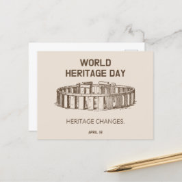 Welterbe-Tag 2023 Veränderungen des Erbes Postkarte