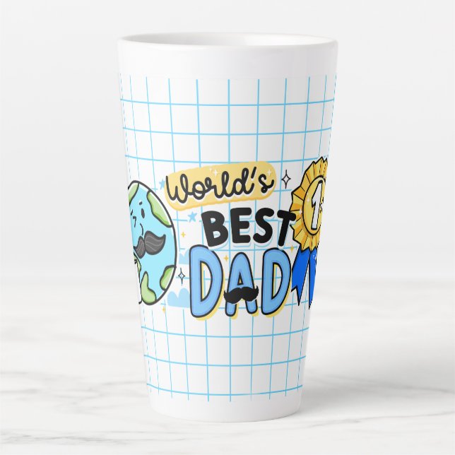 Weltes Geschenk für die Tasse des Vaters zum Weltb (Vorderseite)
