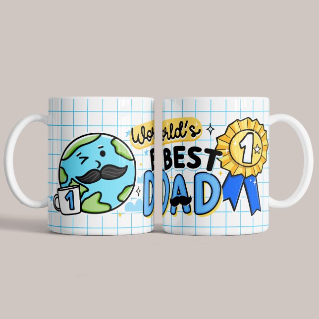 Weltes Geschenk für die Tasse des Vaters zum Weltb (Von Creator hochgeladen)