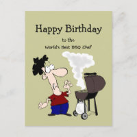 Weltes GRILLEN Koch-Zitat zum Geburtstag Gruß