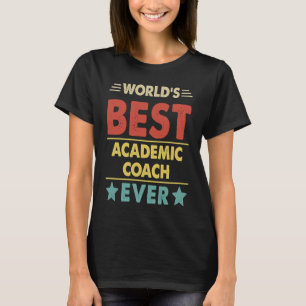 Weltester akademischer Coach je 2 T-Shirt