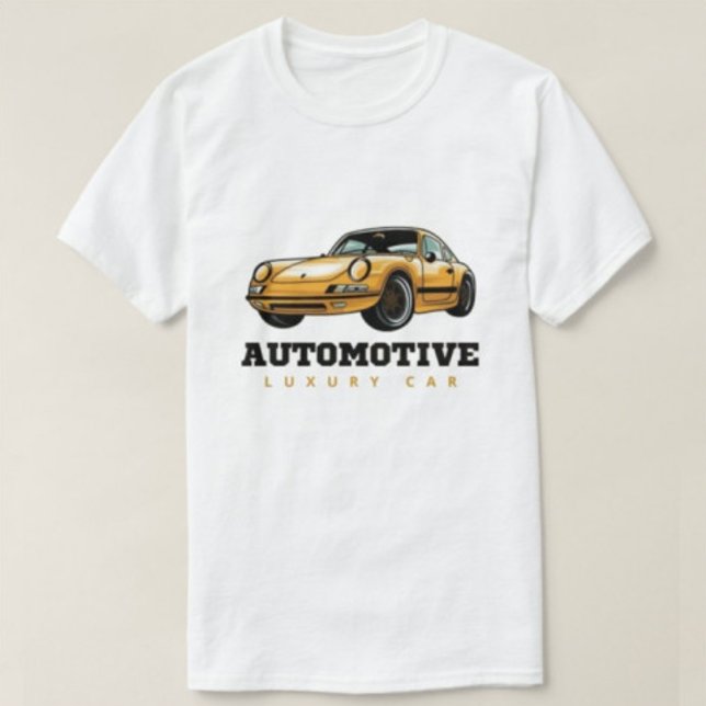 Weltester moderner Automobil Print White T - Shirt (Von Creator hochgeladen)