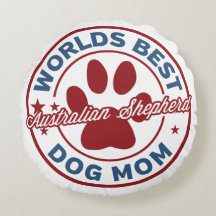 Weltet beste Mama Australian Shepherd Paw Print