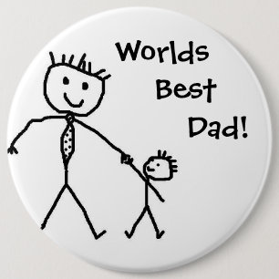 Weltet den besten Papa! Button