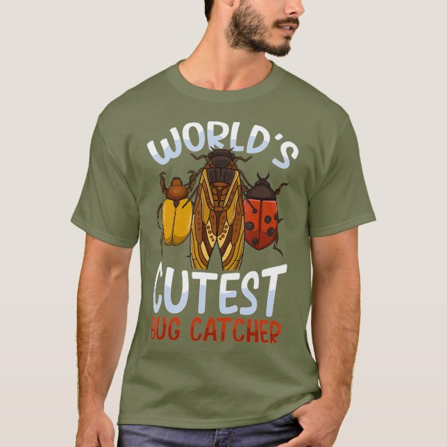 Weltet den Niedlichsten Bug Catcher T-Shirt (Vorderseite)