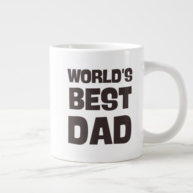 Weltet die beste Papa-Tasse Jumbo-Tasse (Rechts)