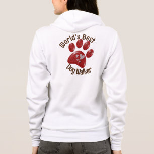 Weltet ihr Bestes Hunde Walker Pet Pad Print Puppy Hoodie