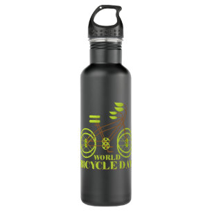 Weltfahrradtag Edelstahlflasche
