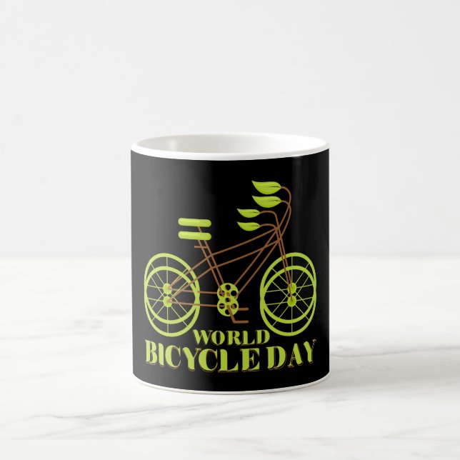 Weltfahrradtag Kaffeetasse (Mittel)