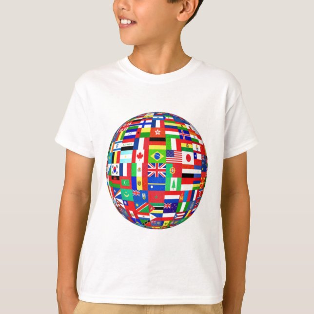 WELTflaggen T-Shirt (Vorderseite)