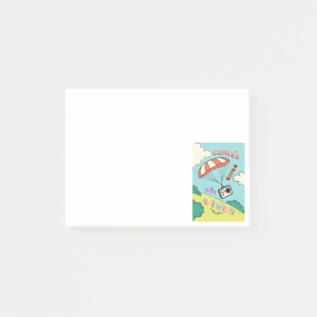 Weltfotografie Post-it Klebezettel (Vorderseite)