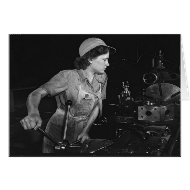 Weltfrauen - Grußkarte für die Hütte/den Krieg (Vorderseite (Horizontal))