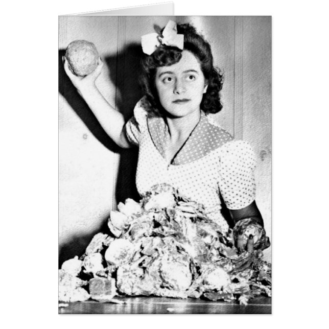 Weltfrauen - Grußkarte für die Hütte/den Krieg (Vorne)