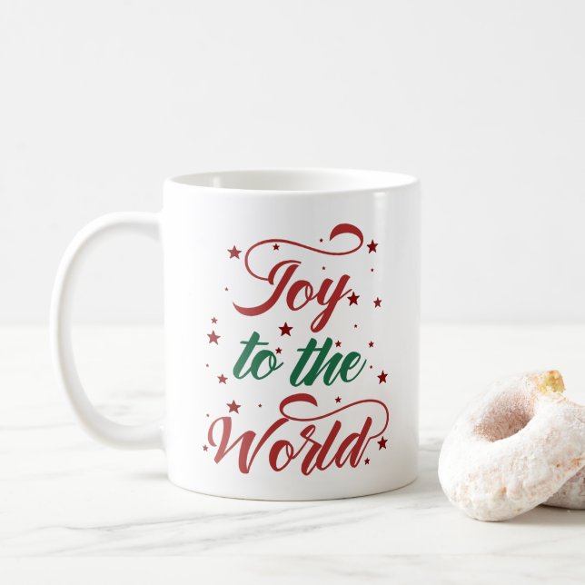 Weltfreudigkeit Kaffeetasse (Mit Donut)