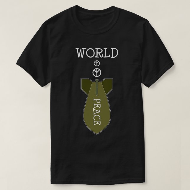 Weltfrieden 1 T-Shirt (Design vorne)