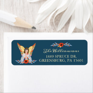 Weltfrieden Angel Floral Folk