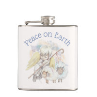 Weltfrieden Angel Shepherd mit Lämmern