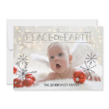 Weltfrieden Angelic One Foto Xmas Card