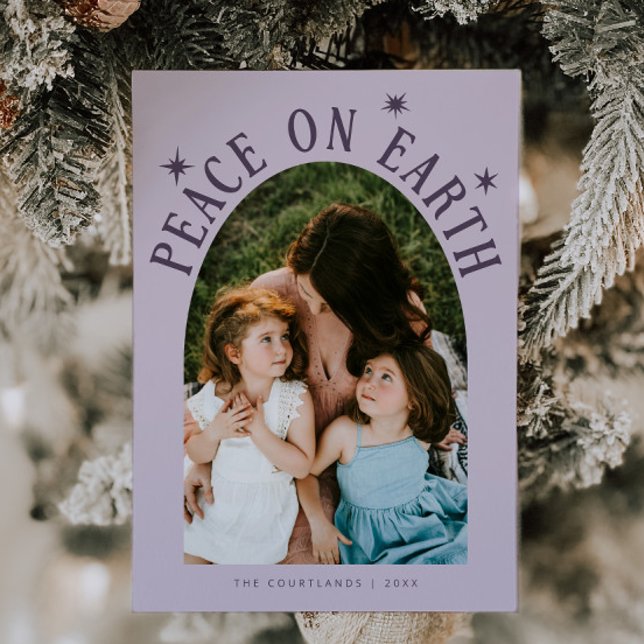 Weltfrieden Arch Foto Lila Weihnachten (Von Creator hochgeladen)