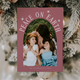 Weltfrieden Arch Foto Rosa Weihnachten