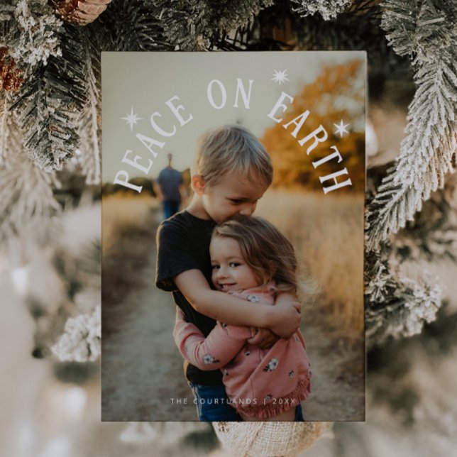 Weltfrieden Arch Weihnachtsfest Foto Feiertagskarte (Von Creator hochgeladen)