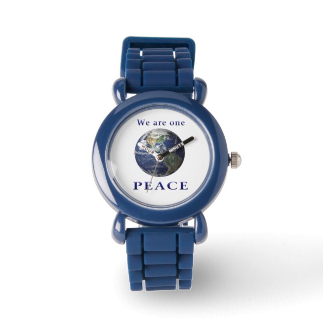 Weltfrieden Armbanduhr (Vorderseite)