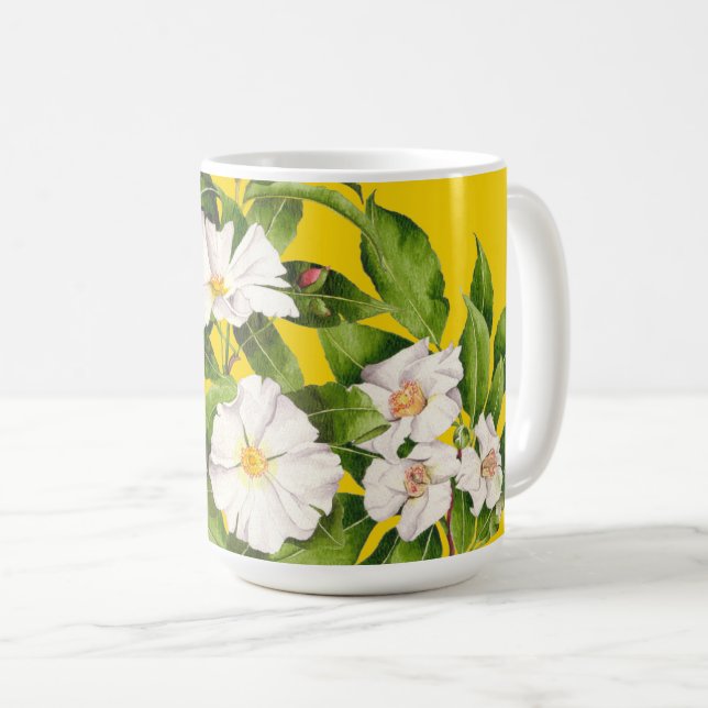 "Weltfrieden" auf einer klassischen Tasse (VorderseiteRechts)